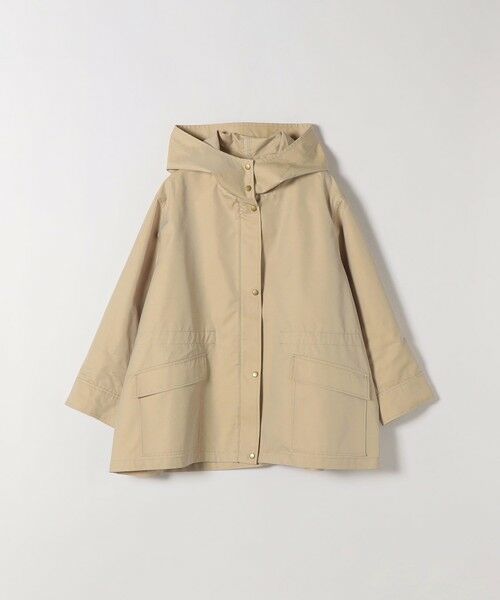 SHIPS / シップス その他アウター | 《予約》SHIPS any:〈手洗い可能〉シャンブレー オーバー フーディー コート | 詳細10