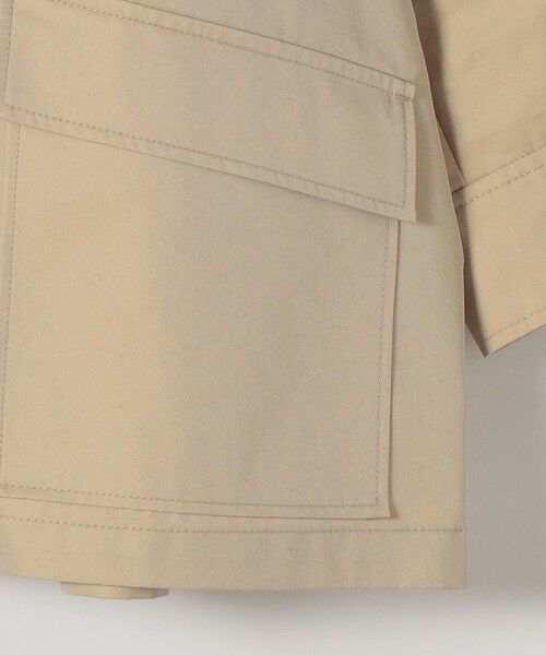 SHIPS / シップス その他アウター | 《予約》SHIPS any:〈手洗い可能〉シャンブレー オーバー フーディー コート | 詳細12