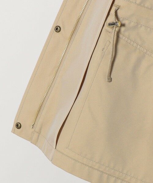 SHIPS / シップス その他アウター | 《予約》SHIPS any:〈手洗い可能〉シャンブレー オーバー フーディー コート | 詳細13