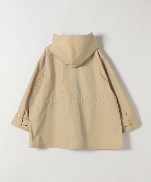 SHIPS / シップス その他アウター | 《予約》SHIPS any:〈手洗い可能〉シャンブレー オーバー フーディー コート | 詳細15