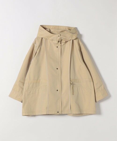 SHIPS / シップス その他アウター | 《予約》SHIPS any:〈手洗い可能〉シャンブレー オーバー フーディー コート | 詳細17