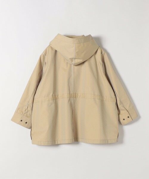 SHIPS / シップス その他アウター | 《予約》SHIPS any:〈手洗い可能〉シャンブレー オーバー フーディー コート | 詳細18