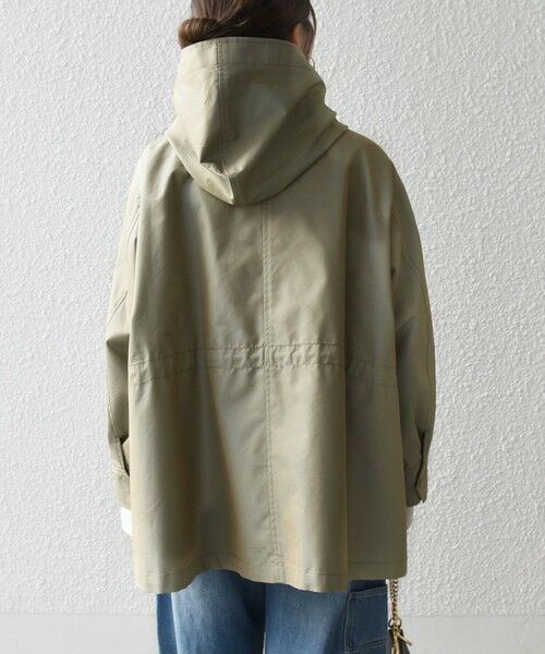 SHIPS / シップス その他アウター | 《予約》SHIPS any:〈手洗い可能〉シャンブレー オーバー フーディー コート | 詳細29