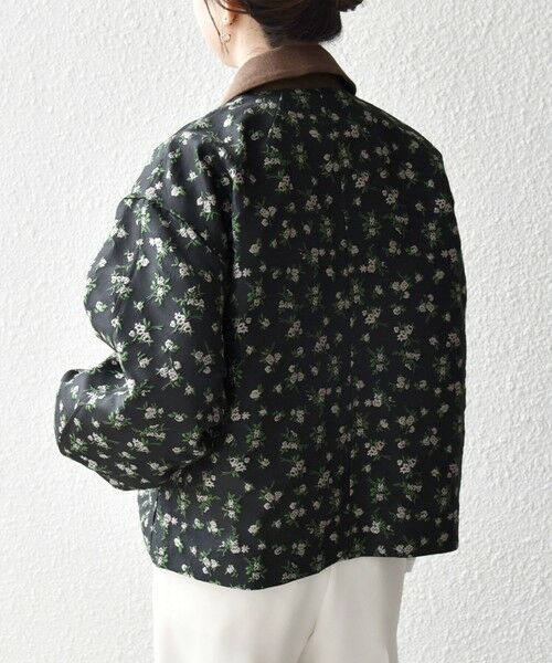 SHIPS / シップス ブルゾン | 《予約》SHIPS any:〈手洗い可能〉フラワー ジャカード ジップ ブルゾン | 詳細14