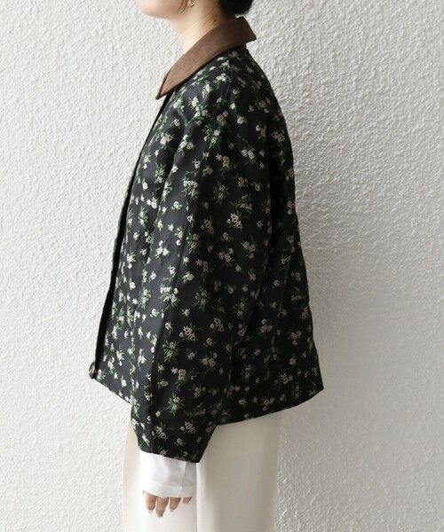 SHIPS / シップス ブルゾン | 《予約》SHIPS any:〈手洗い可能〉フラワー ジャカード ジップ ブルゾン | 詳細19