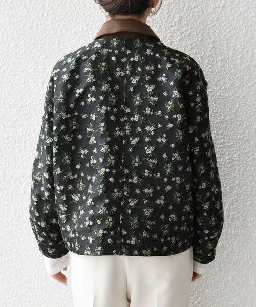 SHIPS / シップス ブルゾン | 《予約》SHIPS any:〈手洗い可能〉フラワー ジャカード ジップ ブルゾン | 詳細20
