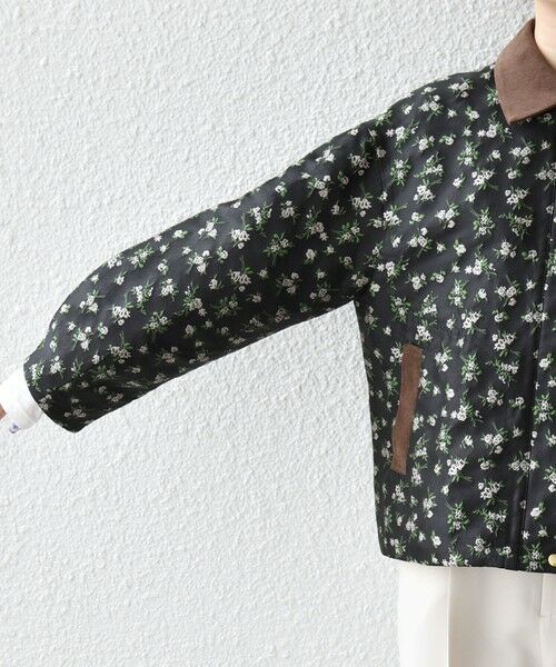 SHIPS / シップス ブルゾン | 《予約》SHIPS any:〈手洗い可能〉フラワー ジャカード ジップ ブルゾン | 詳細21