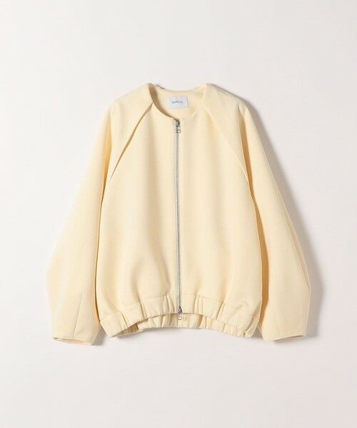 SHIPS / シップス ブルゾン | 《予約》SHIPS any:〈洗濯機可能〉ジャージー クルーネック パフ コクーン ブルゾン | 詳細9