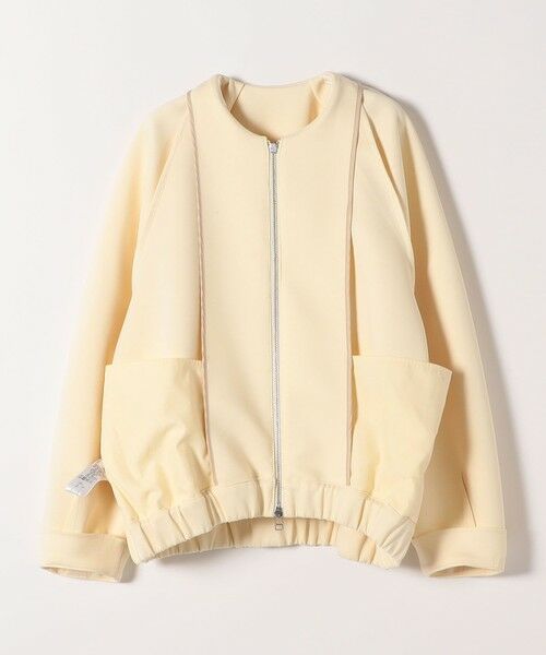 SHIPS / シップス ブルゾン | 《予約》SHIPS any:〈洗濯機可能〉ジャージー クルーネック パフ コクーン ブルゾン | 詳細16