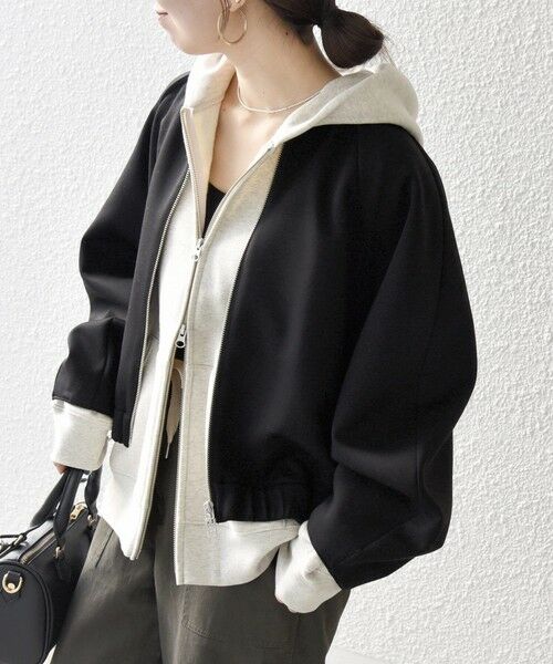 SHIPS / シップス ブルゾン | 《予約》SHIPS any:〈洗濯機可能〉ジャージー クルーネック パフ コクーン ブルゾン | 詳細25