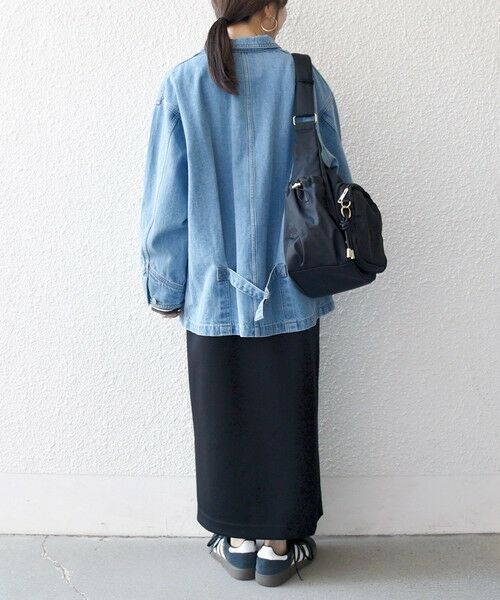 SHIPS / シップス Gジャン・デニムジャケット | 《予約》SHIPS any:〈洗濯機可能〉ルーズ デニム トラッカー ジャケット［SHIPS any DENIM］ | 詳細11