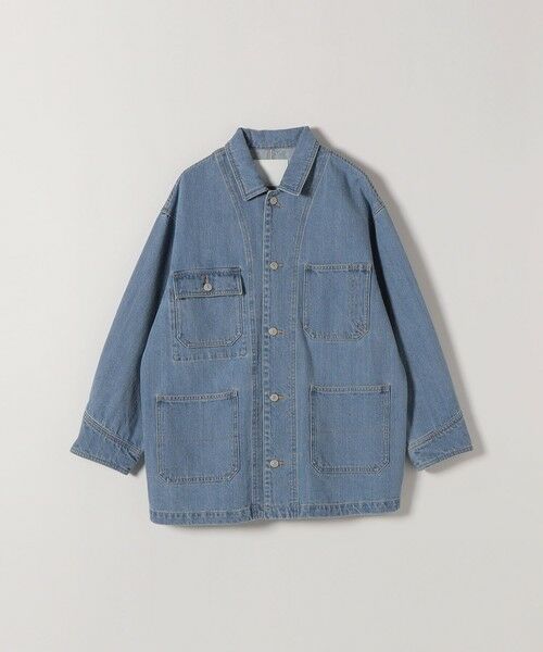 SHIPS / シップス Gジャン・デニムジャケット | 《予約》SHIPS any:〈洗濯機可能〉ルーズ デニム トラッカー ジャケット［SHIPS any DENIM］ | 詳細17