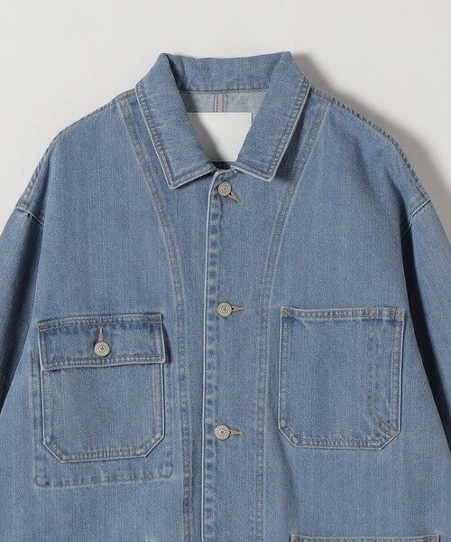 SHIPS / シップス Gジャン・デニムジャケット | 《予約》SHIPS any:〈洗濯機可能〉ルーズ デニム トラッカー ジャケット［SHIPS any DENIM］ | 詳細18