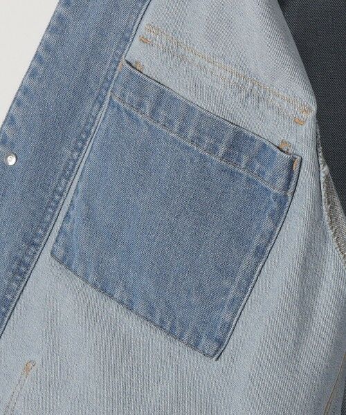 SHIPS / シップス Gジャン・デニムジャケット | 《予約》SHIPS any:〈洗濯機可能〉ルーズ デニム トラッカー ジャケット［SHIPS any DENIM］ | 詳細20
