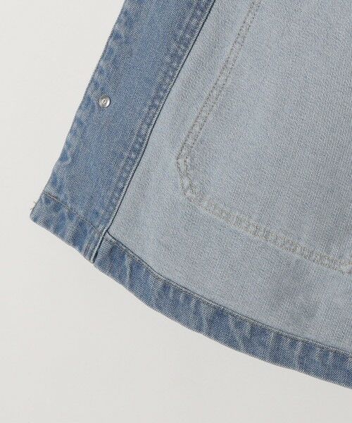 SHIPS / シップス Gジャン・デニムジャケット | 《予約》SHIPS any:〈洗濯機可能〉ルーズ デニム トラッカー ジャケット［SHIPS any DENIM］ | 詳細21