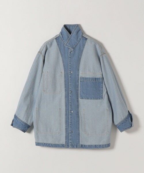 SHIPS / シップス Gジャン・デニムジャケット | 《予約》SHIPS any:〈洗濯機可能〉ルーズ デニム トラッカー ジャケット［SHIPS any DENIM］ | 詳細24