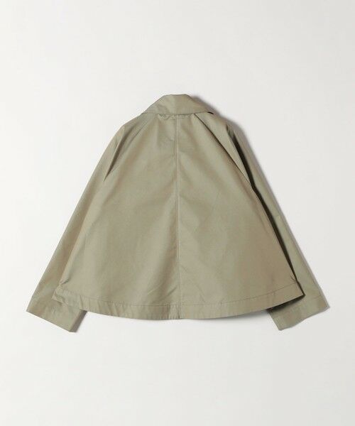 SHIPS / シップス その他アウター | 《予約》SHIPS any:〈手洗い可能〉シャンブレー Aライン フレア ショート コート | 詳細24