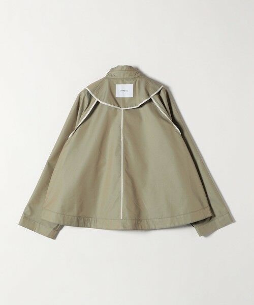 SHIPS / シップス その他アウター | 《予約》SHIPS any:〈手洗い可能〉シャンブレー Aライン フレア ショート コート | 詳細26