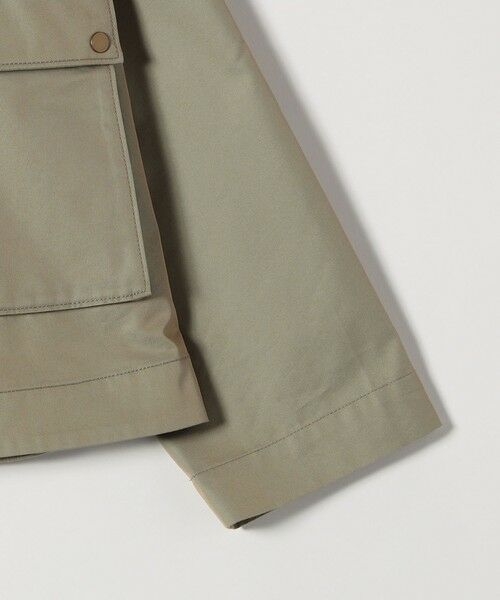 SHIPS / シップス その他アウター | 《予約》SHIPS any:〈手洗い可能〉シャンブレー Aライン フレア ショート コート | 詳細29