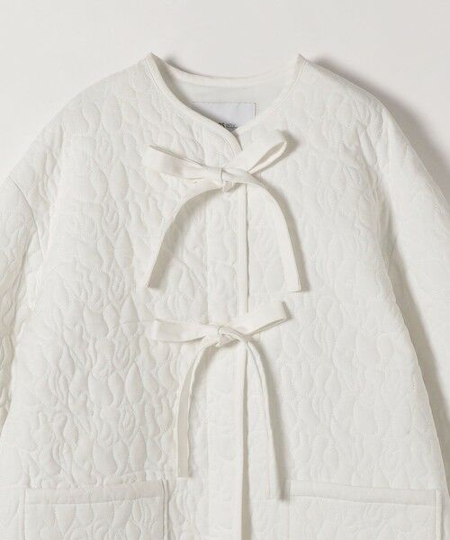 SHIPS / シップス その他アウター | 《予約》SHIPS any: キルティング ステッチ ノーカラー ミディ コート | 詳細8