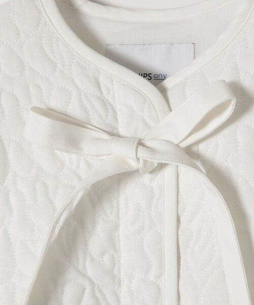 SHIPS / シップス その他アウター | 《予約》SHIPS any: キルティング ステッチ ノーカラー ミディ コート | 詳細11