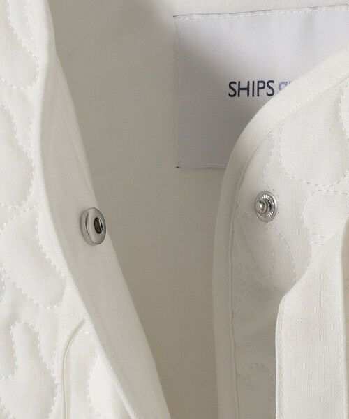 SHIPS / シップス その他アウター | 《予約》SHIPS any: キルティング ステッチ ノーカラー ミディ コート | 詳細12