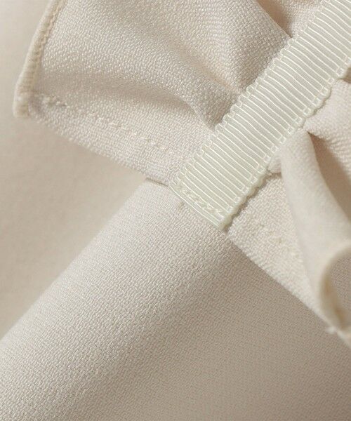 SHIPS / シップス ロング・マキシ丈ワンピース | 《追加予約》SHIPS any:〈洗濯機可能〉ダブルクロス フリル パフ スリーブ ワンピース［NAVY BLUE］ | 詳細10