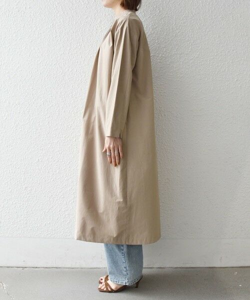 SHIPS / シップス ロング・マキシ丈ワンピース | 《予約》SHIPS any:〈洗濯機可能〉タイプライター ボウタイ リボン シャツ ワンピース | 詳細21