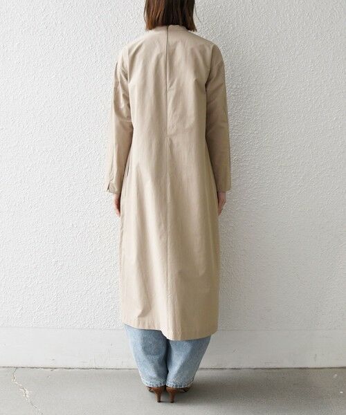 SHIPS / シップス ロング・マキシ丈ワンピース | 《予約》SHIPS any:〈洗濯機可能〉タイプライター ボウタイ リボン シャツ ワンピース | 詳細22