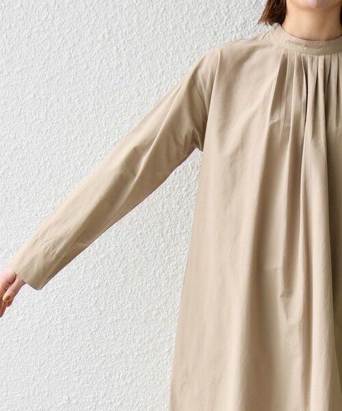 SHIPS / シップス ロング・マキシ丈ワンピース | 《予約》SHIPS any:〈洗濯機可能〉タイプライター ボウタイ リボン シャツ ワンピース | 詳細23