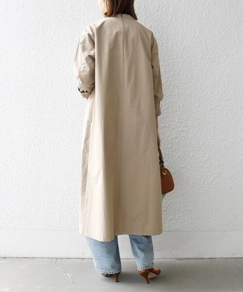 SHIPS / シップス ロング・マキシ丈ワンピース | 《予約》SHIPS any:〈洗濯機可能〉タイプライター ボウタイ リボン シャツ ワンピース | 詳細6