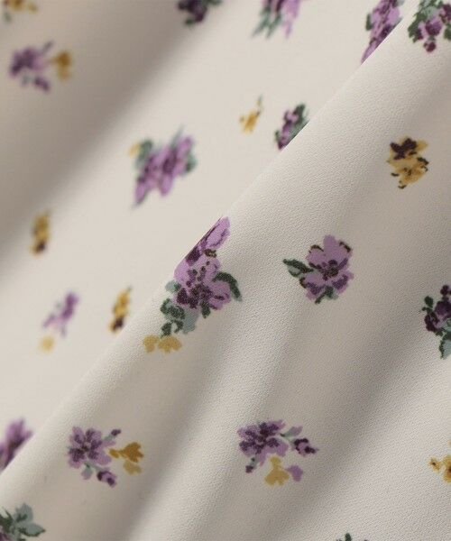 SHIPS / シップス ロング・マキシ丈ワンピース | 《予約》SHIPS any:〈洗濯機可能〉フラワー プリント ウエストギャザー Vネック ワンピース | 詳細19