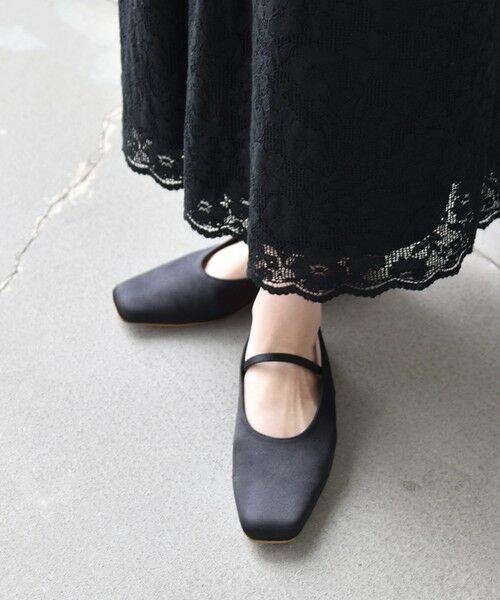 SHIPS / シップス パンプス | 《予約》【SHIPS any別注】eblouna: スクエア スリングバック パンプス | 詳細4