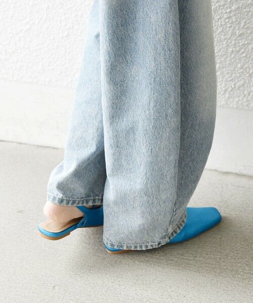 SHIPS / シップス パンプス | 《予約》【SHIPS any別注】eblouna: スクエア スリングバック パンプス | 詳細7