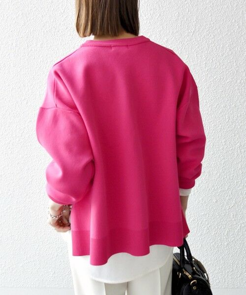 SHIPS / シップス ニット・セーター | 《予約》SHIPS any:〈手洗い可能〉サイドスリット クルーネック ルーズ プルオーバー | 詳細28