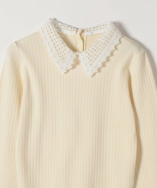 SHIPS / シップス ニット・セーター | 《予約》SHIPS any:〈手洗い可能〉2WAY レース カラー リブ ニット プルオーバー | 詳細12