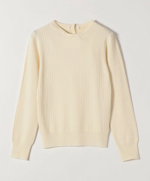 SHIPS / シップス ニット・セーター | 《予約》SHIPS any:〈手洗い可能〉2WAY レース カラー リブ ニット プルオーバー | 詳細18