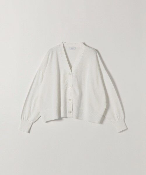 SHIPS / シップス カーディガン・ボレロ | 《予約》SHIPS any:〈手洗い可能〉 Vネック ルーズ ショート ニット カーディガン | 詳細9