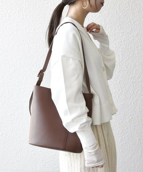 SHIPS / シップス カーディガン・ボレロ | 《予約》SHIPS any:〈手洗い可能〉 Vネック ルーズ ショート ニット カーディガン | 詳細4