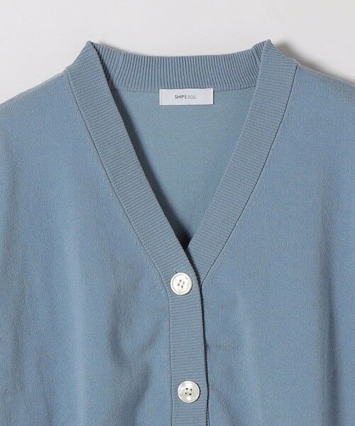SHIPS / シップス カーディガン・ボレロ | 《予約》SHIPS any:〈手洗い可能〉 Vネック ルーズ ショート ニット カーディガン | 詳細18