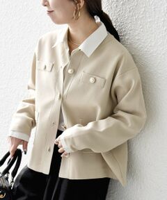 SHIPS / シップス カーディガン・ボレロ | 《予約》SHIPS any:〈手洗い可能〉クルーネック ニット ジャケット カーディガン