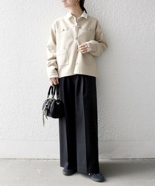 SHIPS / シップス カーディガン・ボレロ | 《予約》SHIPS any:〈手洗い可能〉クルーネック ニット ジャケット カーディガン | 詳細1