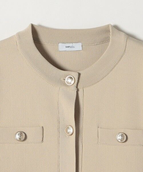 SHIPS / シップス カーディガン・ボレロ | 《予約》SHIPS any:〈手洗い可能〉クルーネック ニット ジャケット カーディガン | 詳細8