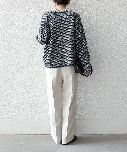 SHIPS / シップス カーディガン・ボレロ | 《予約》SHIPS any:〈手洗い可能〉フリンジ Vネック カーディガン ジャケット | 詳細13