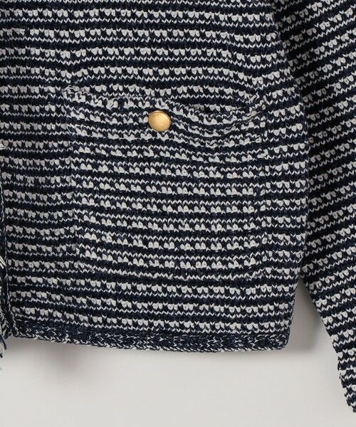 SHIPS / シップス カーディガン・ボレロ | 《予約》SHIPS any:〈手洗い可能〉フリンジ Vネック カーディガン ジャケット | 詳細23