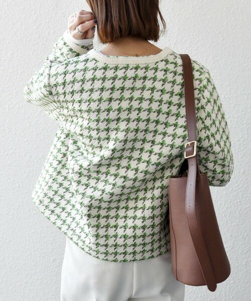 SHIPS / シップス ノーカラージャケット | 《予約》SHIPS any: ツイード  パイピング ノーカラー ジャケット | 詳細16