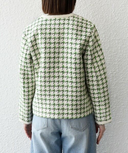 SHIPS / シップス ノーカラージャケット | 《予約》SHIPS any: ツイード  パイピング ノーカラー ジャケット | 詳細24