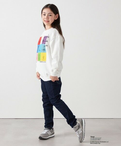 SHIPS / シップス スウェット | SHIPS any: SNOOPY コラボ 75th ブロック グラフィック プリント スウェット <KIDS> | 詳細2