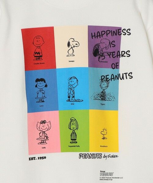 SHIPS / シップス スウェット | SHIPS any: SNOOPY コラボ 75th ブロック グラフィック プリント スウェット <KIDS> | 詳細7