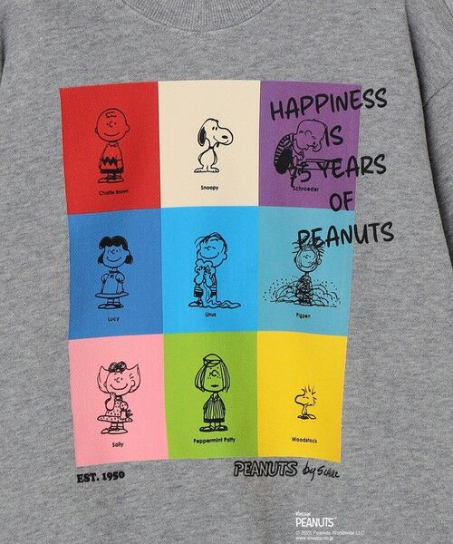 SHIPS / シップス スウェット | SHIPS any: SNOOPY コラボ 75th ブロック グラフィック プリント スウェット <KIDS> | 詳細16